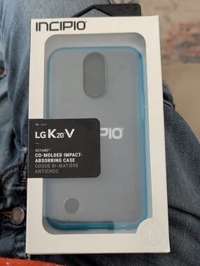 Incipio Octane Co-Molded Impact Case - Blue and Clear for LG K20 V